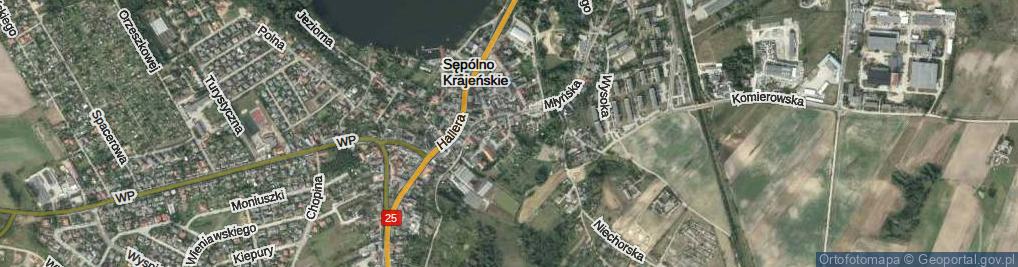 Zdjęcie satelitarne Kościelna ul.
